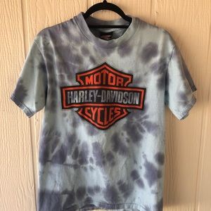 Tie dye Harley Davidson tee